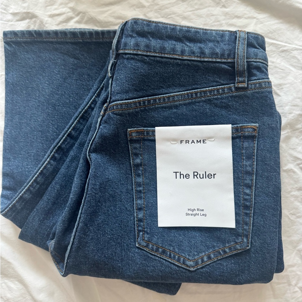 Frame DENIM | HIGH RISE
STRAIGHT | FULL LENGTH